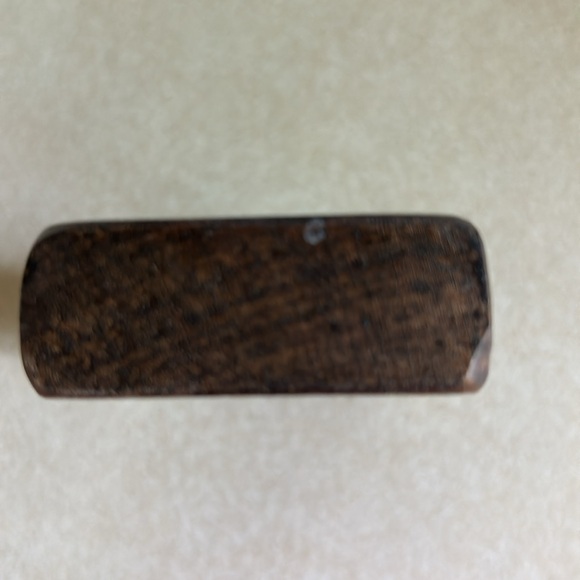 Vintage walnut stain wooden folk art rustic style 3 figure wall hanging - Picture 9 of 12